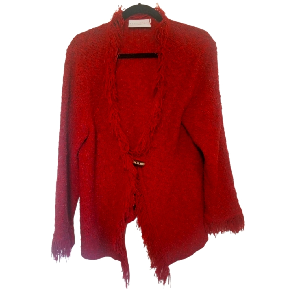 Rusty Tweed First Issue Sweater w/Fringe